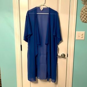 Size M LulaRoe Shirley long open front coverup new with tags!